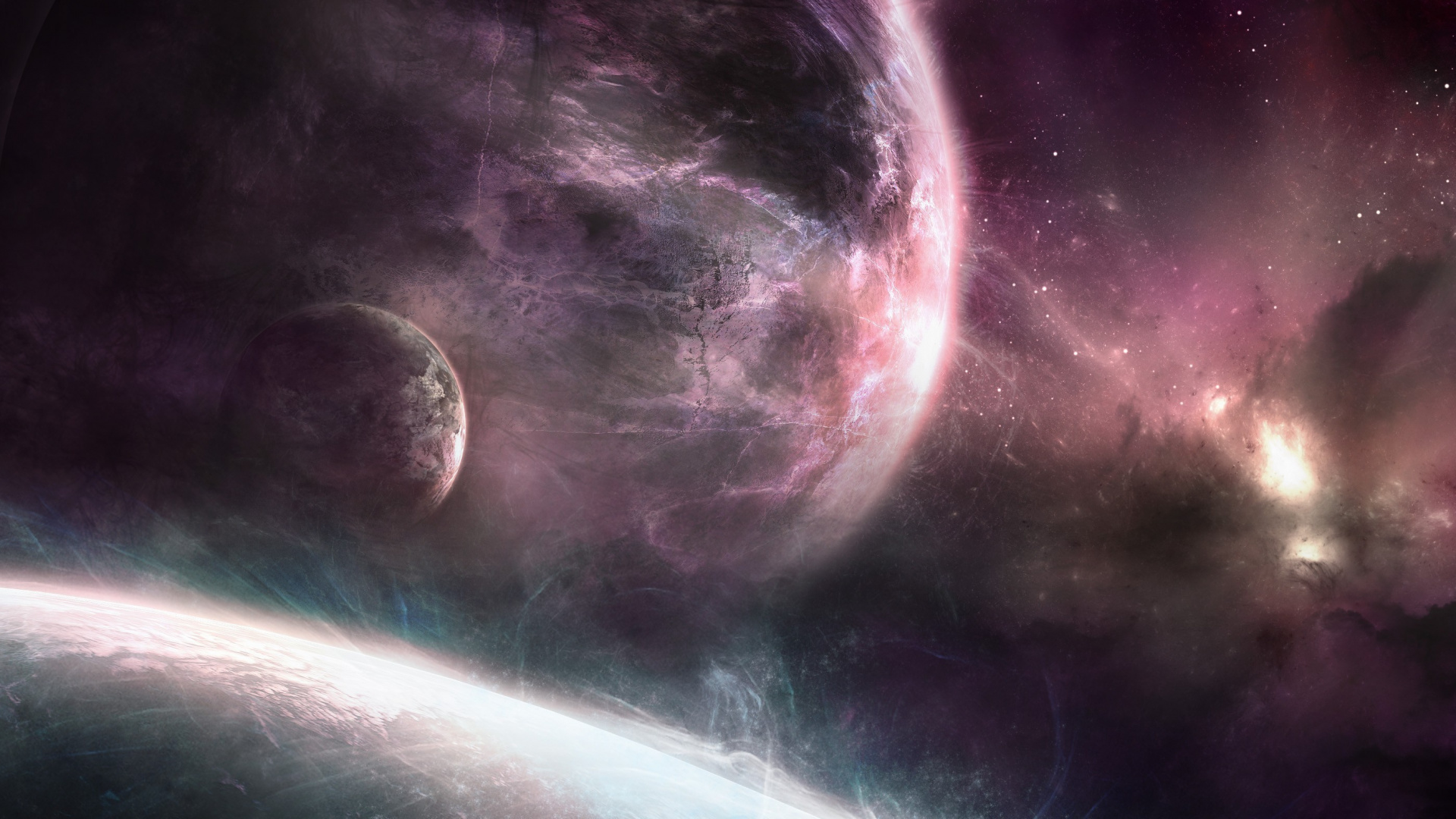 Lune Dans le Ciel Pendant la Nuit. Wallpaper in 1920x1080 Resolution