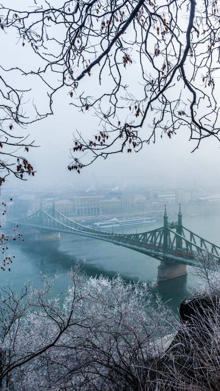 Bridge Over River During Daytime. Wallpaper in 720x1280 Resolution