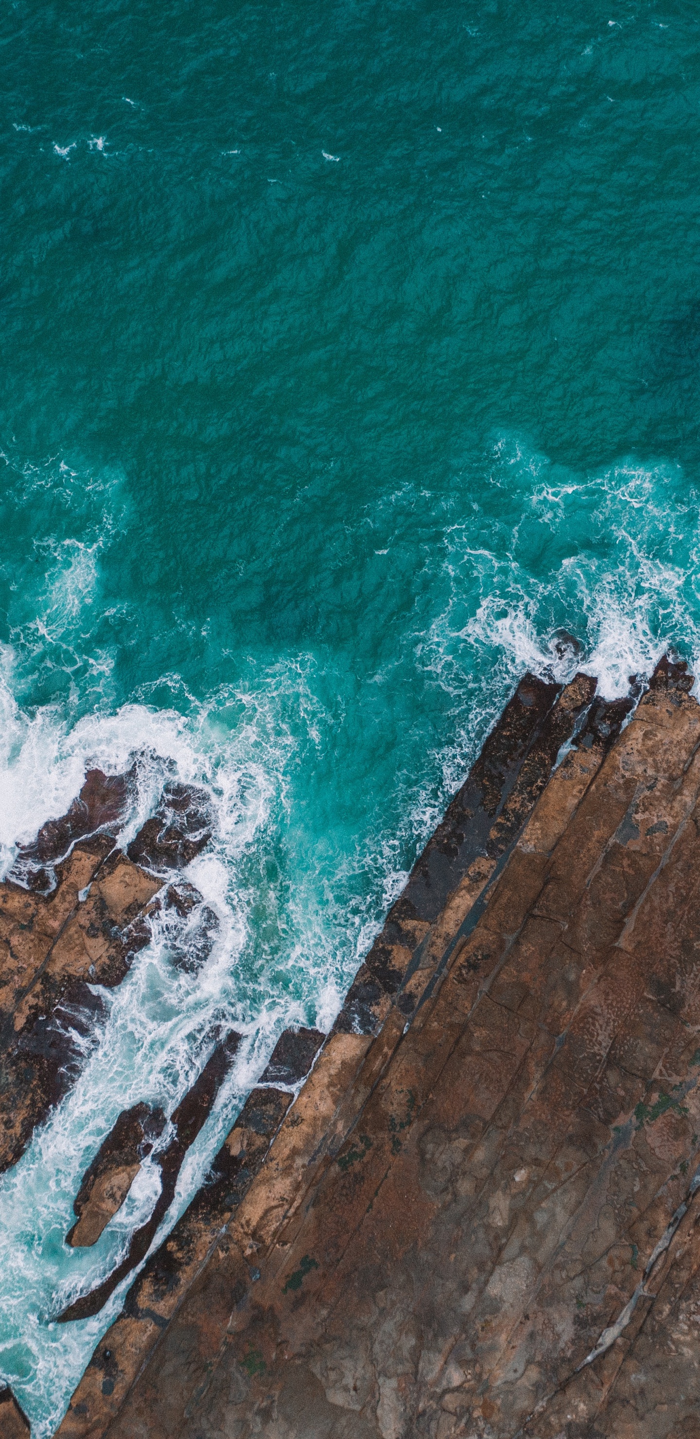 Rive, Piratage, Blue, Turquoise, Côte. Wallpaper in 1440x2960 Resolution