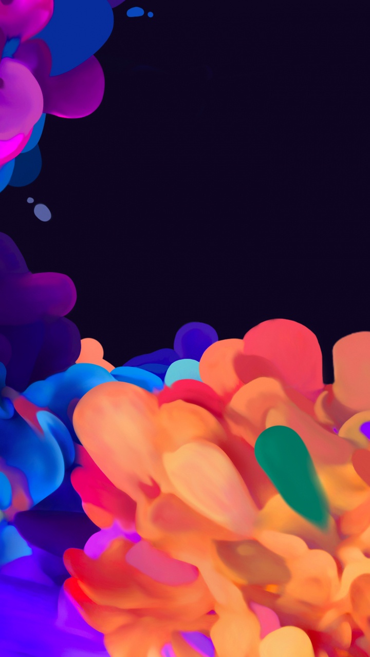 Galaxy S20 Fe, Android, Blue, Colorfulness, Pink. Wallpaper in 720x1280 Resolution