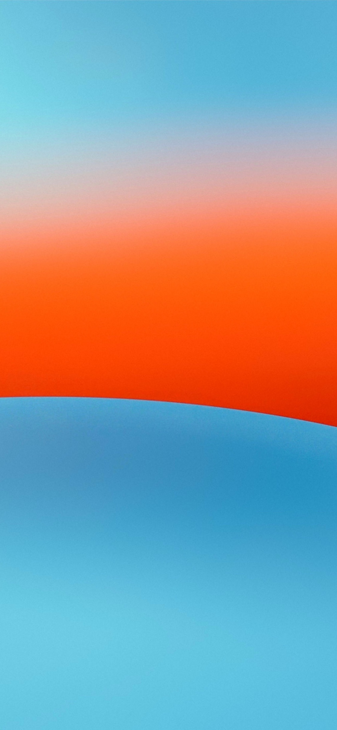Atmosphäre, Blau, Orange, Electric Blue, Farbtöne Und Schattierungen. Wallpaper in 1125x2436 Resolution