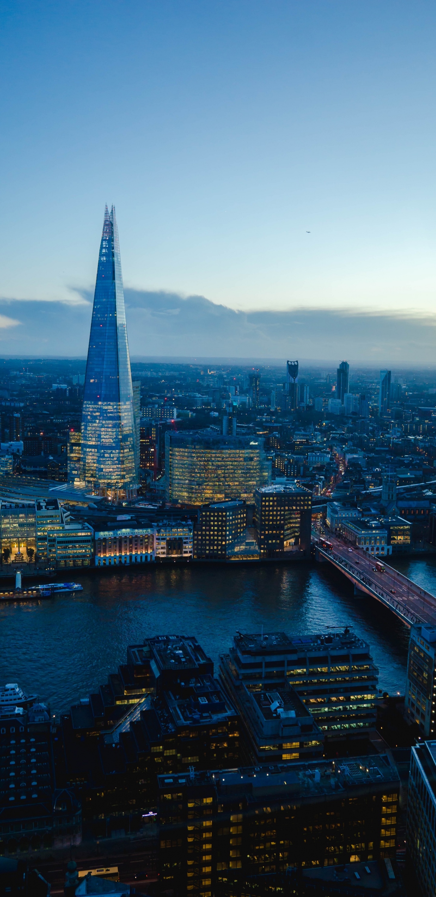 Vue Aérienne Des Bâtiments de la Ville Pendant la Journée. Wallpaper in 1440x2960 Resolution