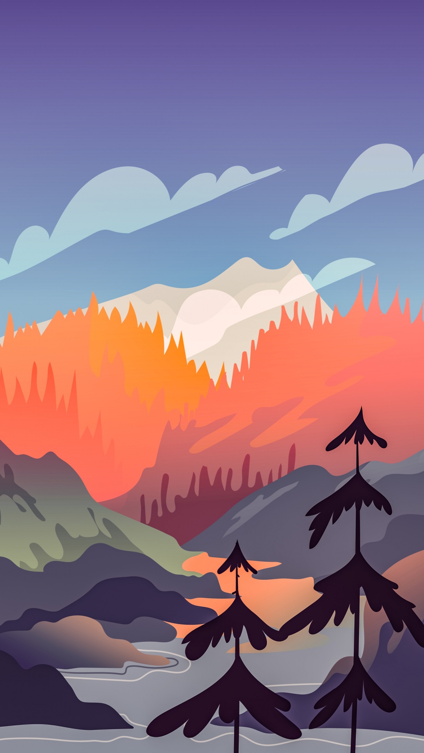 Atmosphère, la Journée, L'écorégion, Lumière, Nature. Wallpaper in 1440x2560 Resolution