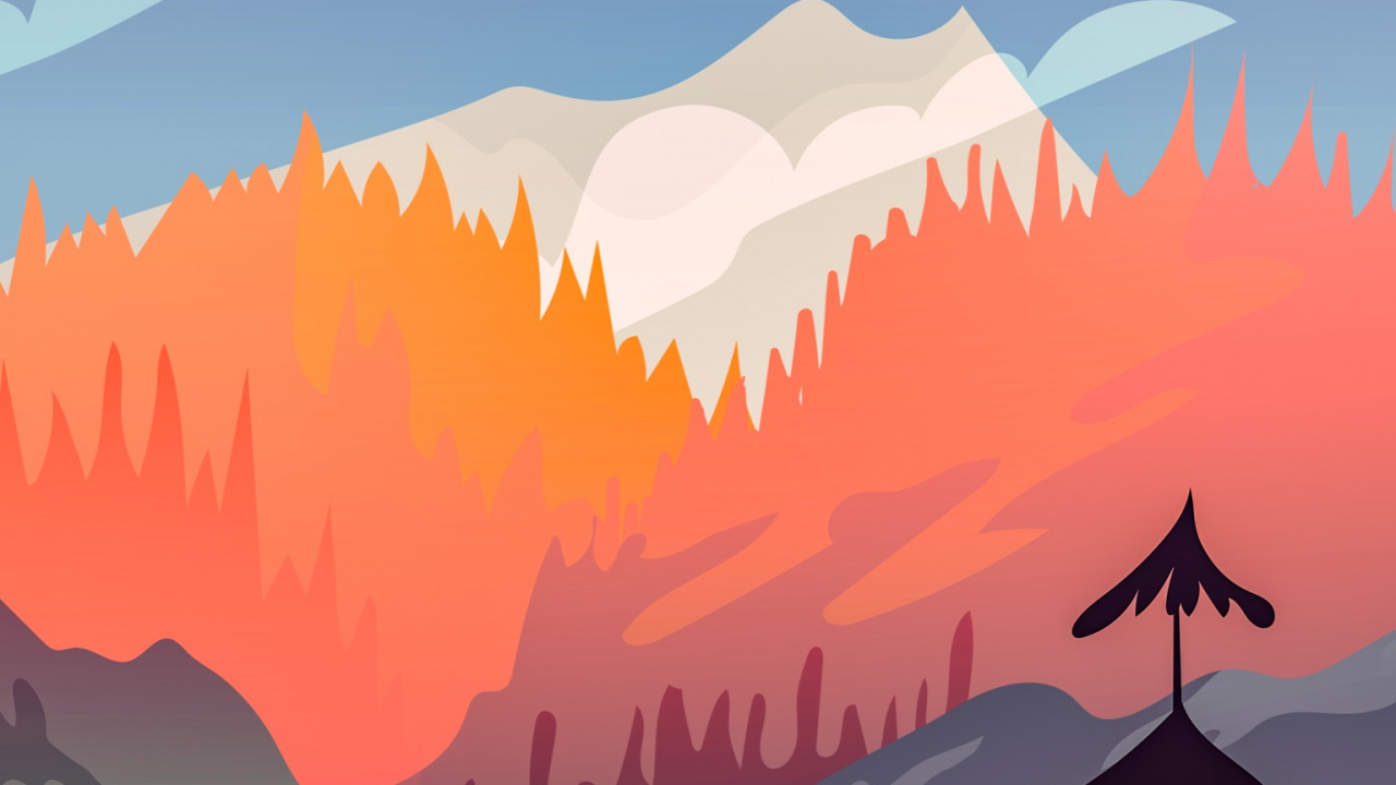 Mountain, Atmosphere, Cloud, Daytime, Ecoregion. Wallpaper in 1280x720 Resolution