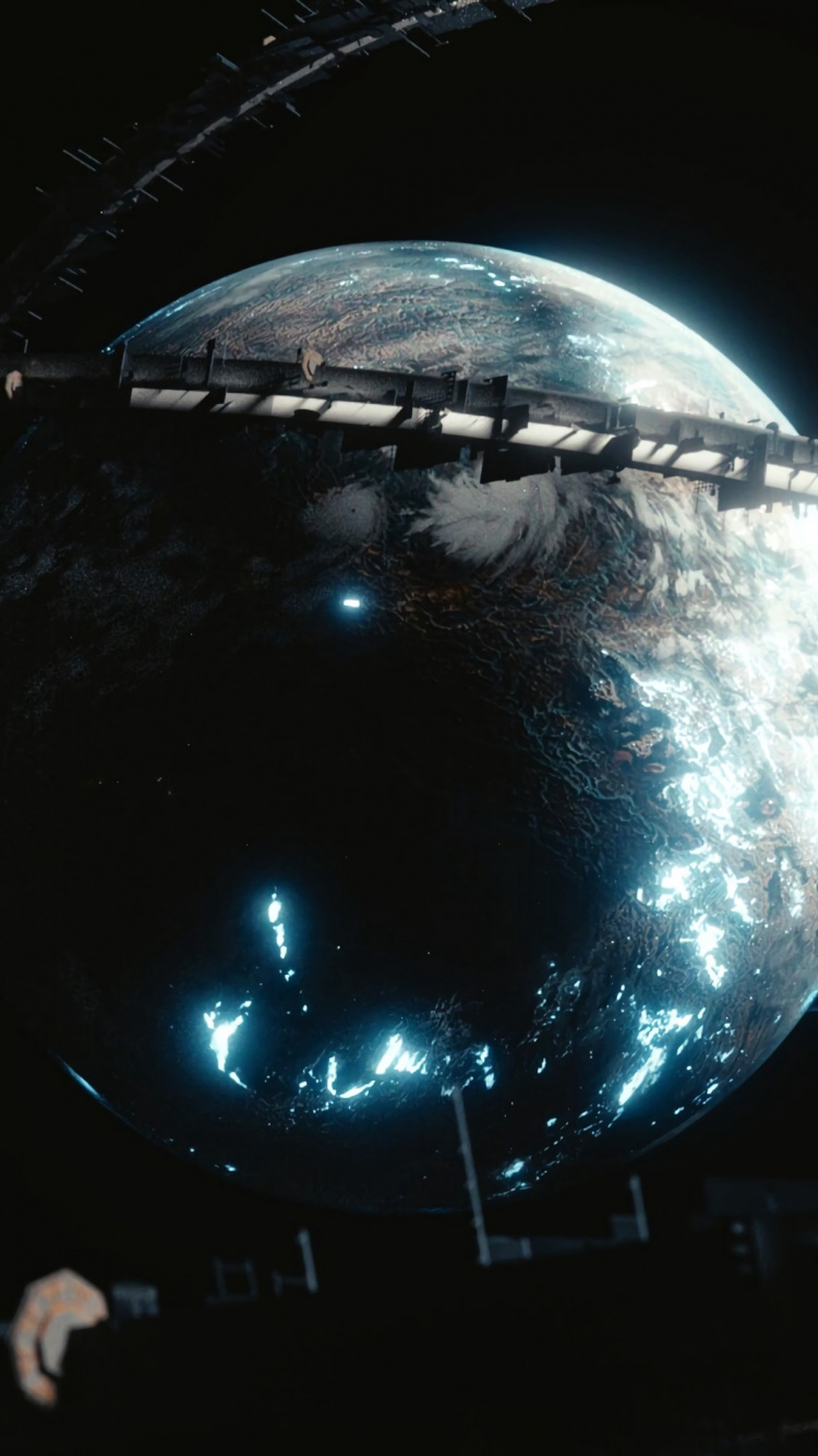 空间, 空间站, 航天器, 天文学对象, 外层空间 壁纸 750x1334 允许