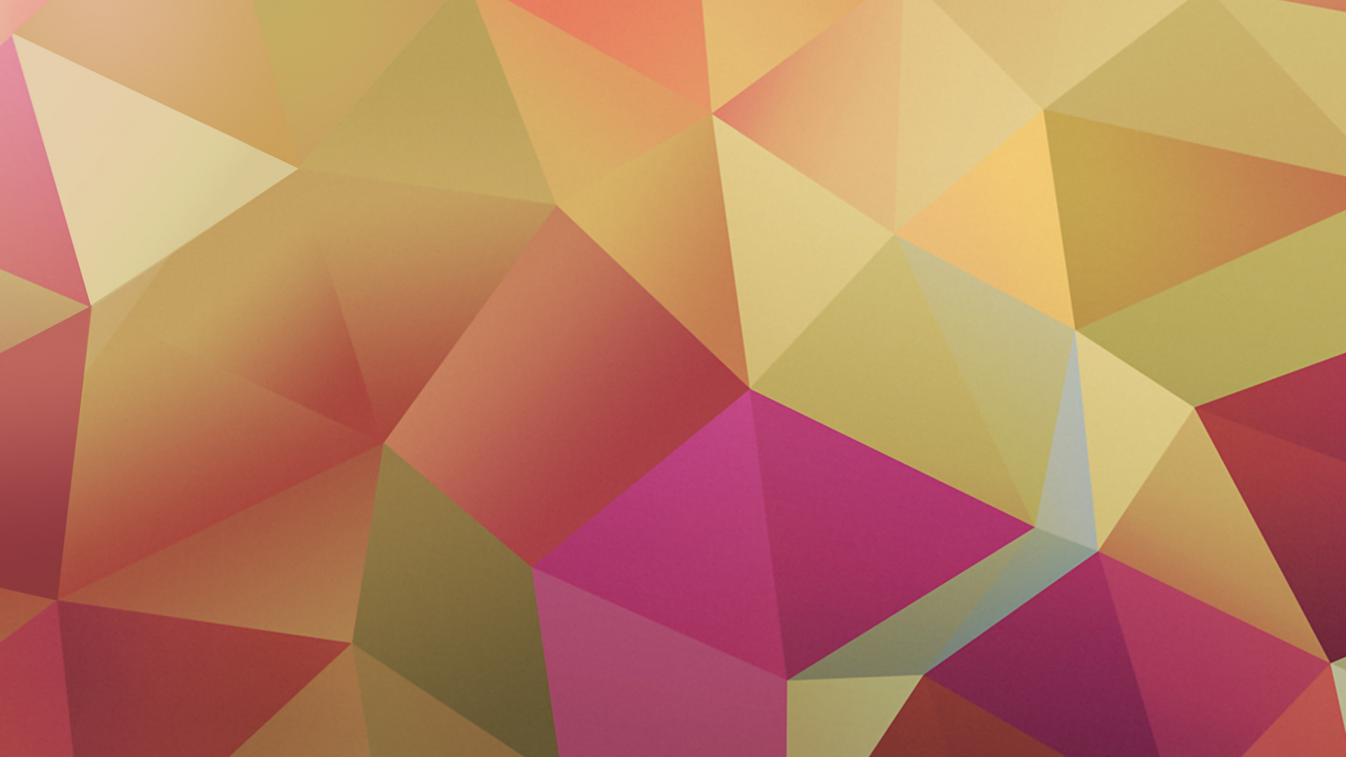 Peinture Abstraite Jaune Rose et Orange. Wallpaper in 1920x1080 Resolution