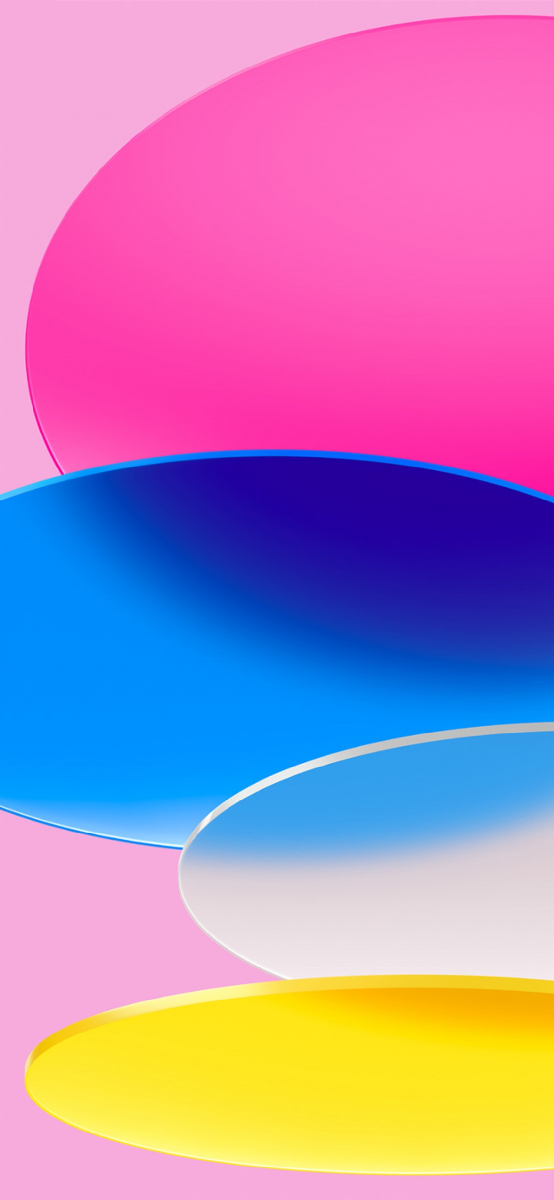 Apples, AirPods, USB-C, Colorfulness, Azure. Wallpaper in 1125x2436 Resolution