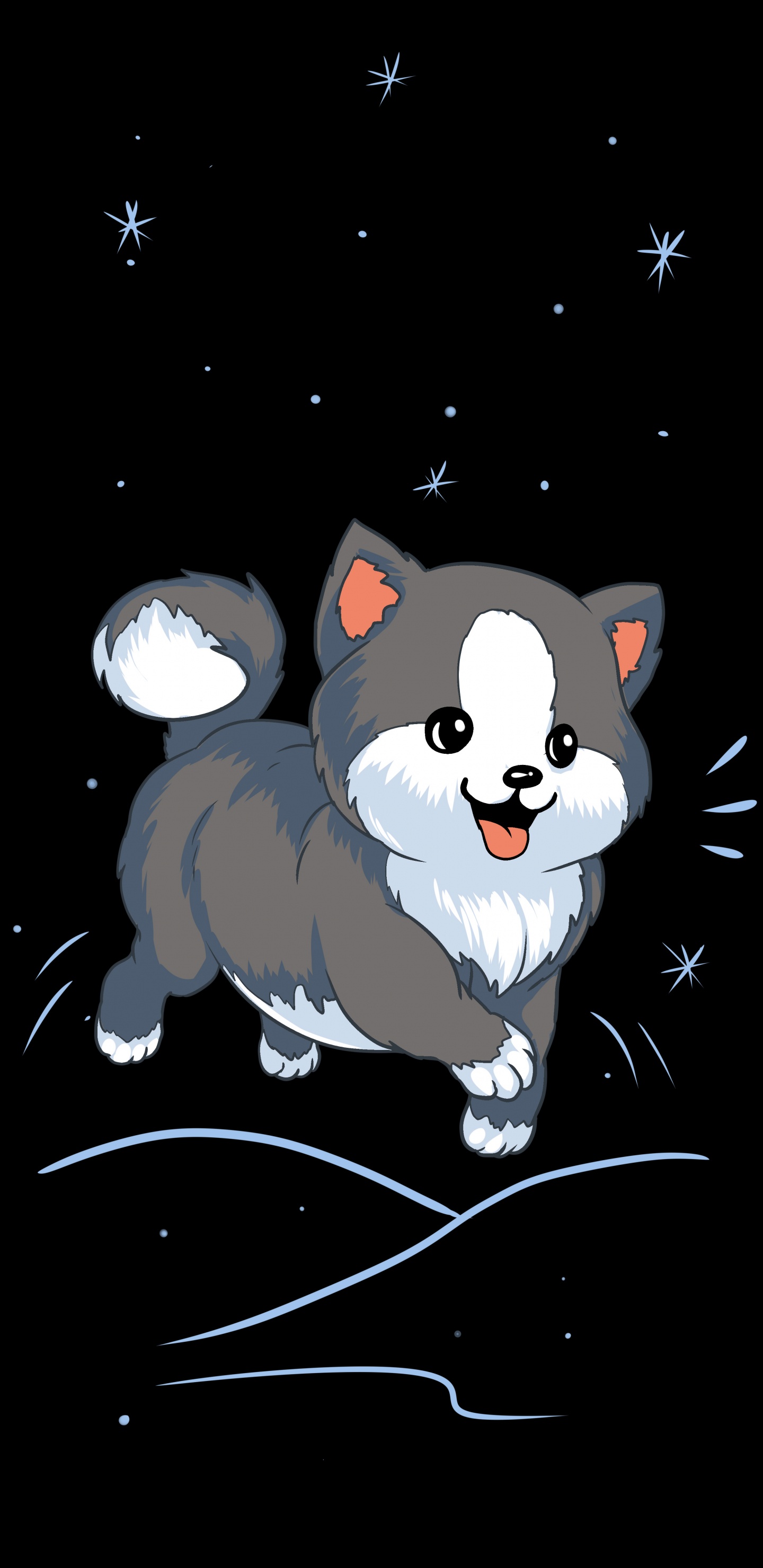 海报, 大丹犬, 卡通, 艺术, 胡须 壁纸 1440x2960 允许