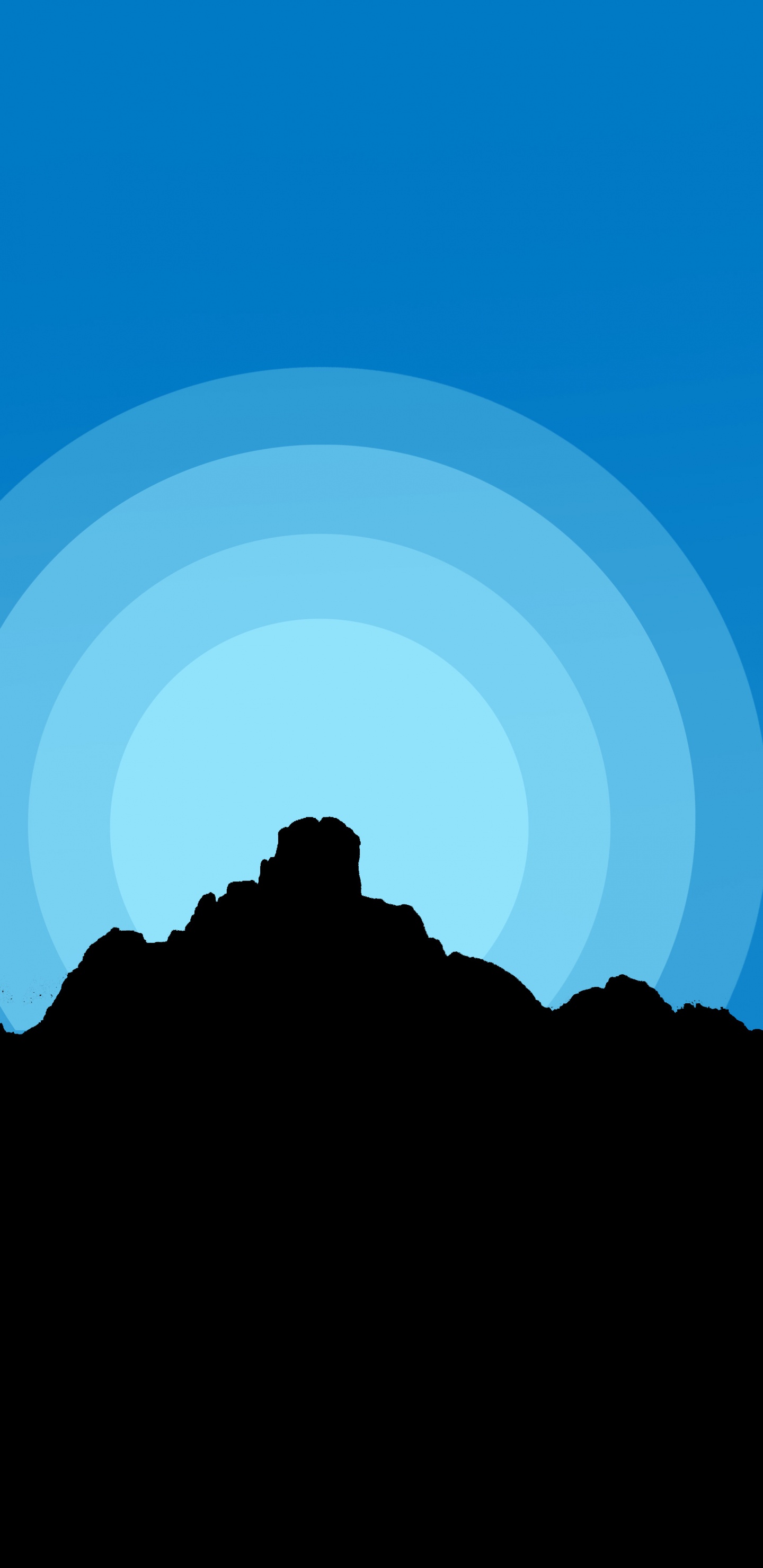 de Teintes et de Nuances, Horizon, Symétrie, Cercle. Wallpaper in 1440x2960 Resolution