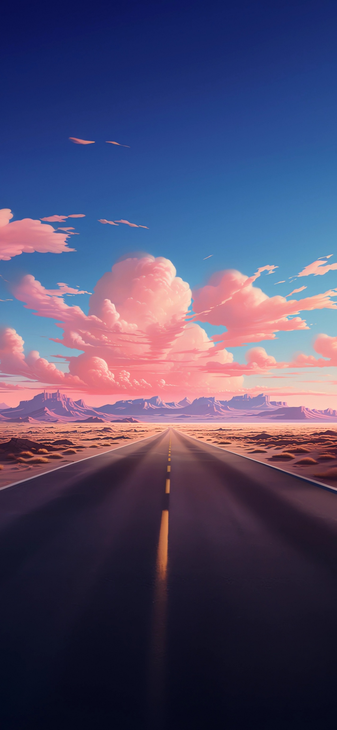 Afterglow, Tablet, Cloud, Atmosphäre, Ökoregion. Wallpaper in 1125x2436 Resolution