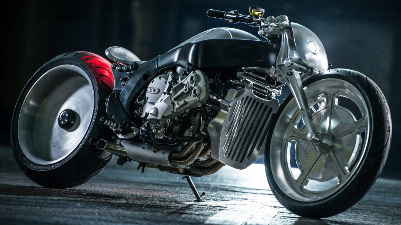 Juggernaut Bmw, Bayerische Motoren Werke AG, Coche, Motocicleta, BMW K1600. Wallpaper in 1366x768 Resolution