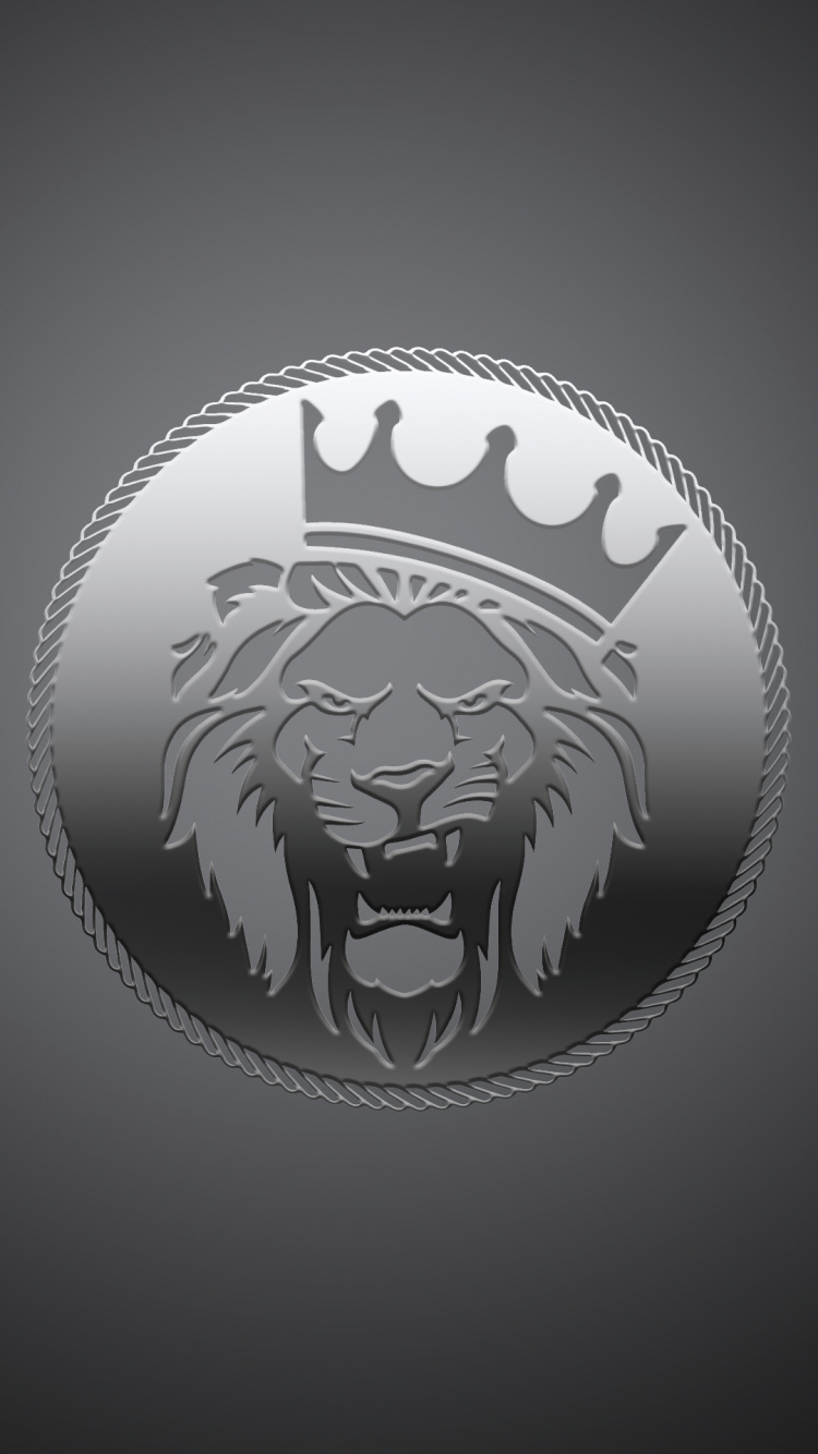 Monochrome, Black and White, Logo, Graphics, Carnivore. Wallpaper in 750x1334 Resolution