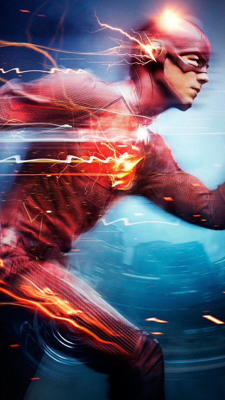 Flash-Poster, Flash Barry Allen, Plastik, Poster, dc Comics. Wallpaper in 720x1280 Resolution