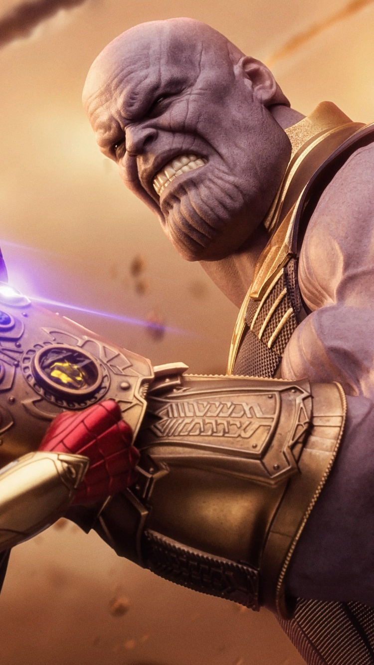 Thanos, Marvel Avengers, Thanos vs Spiderman, Spider-man, Iron Man. Wallpaper in 750x1334 Resolution