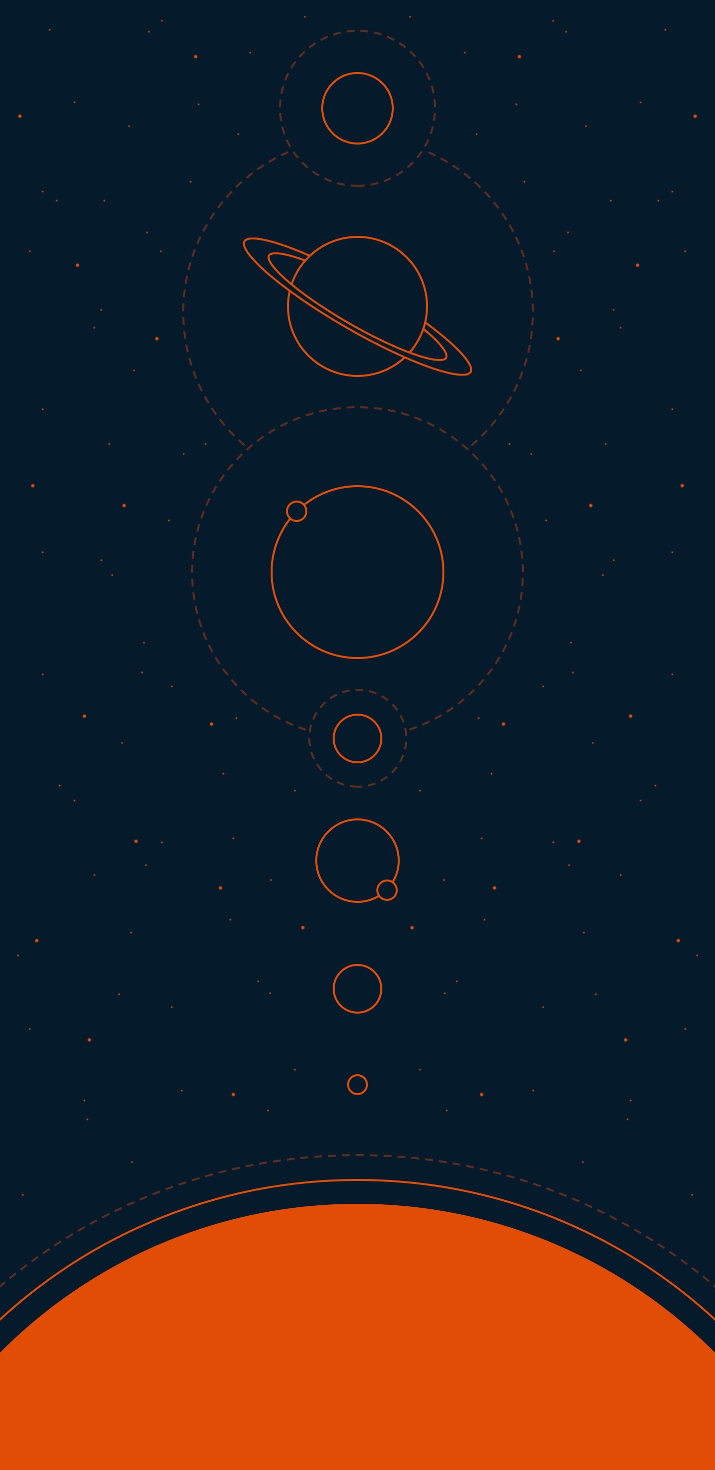 气氛, 圆圈, 天文学对象, 电蓝色的, 空间 壁纸 1440x2960 允许