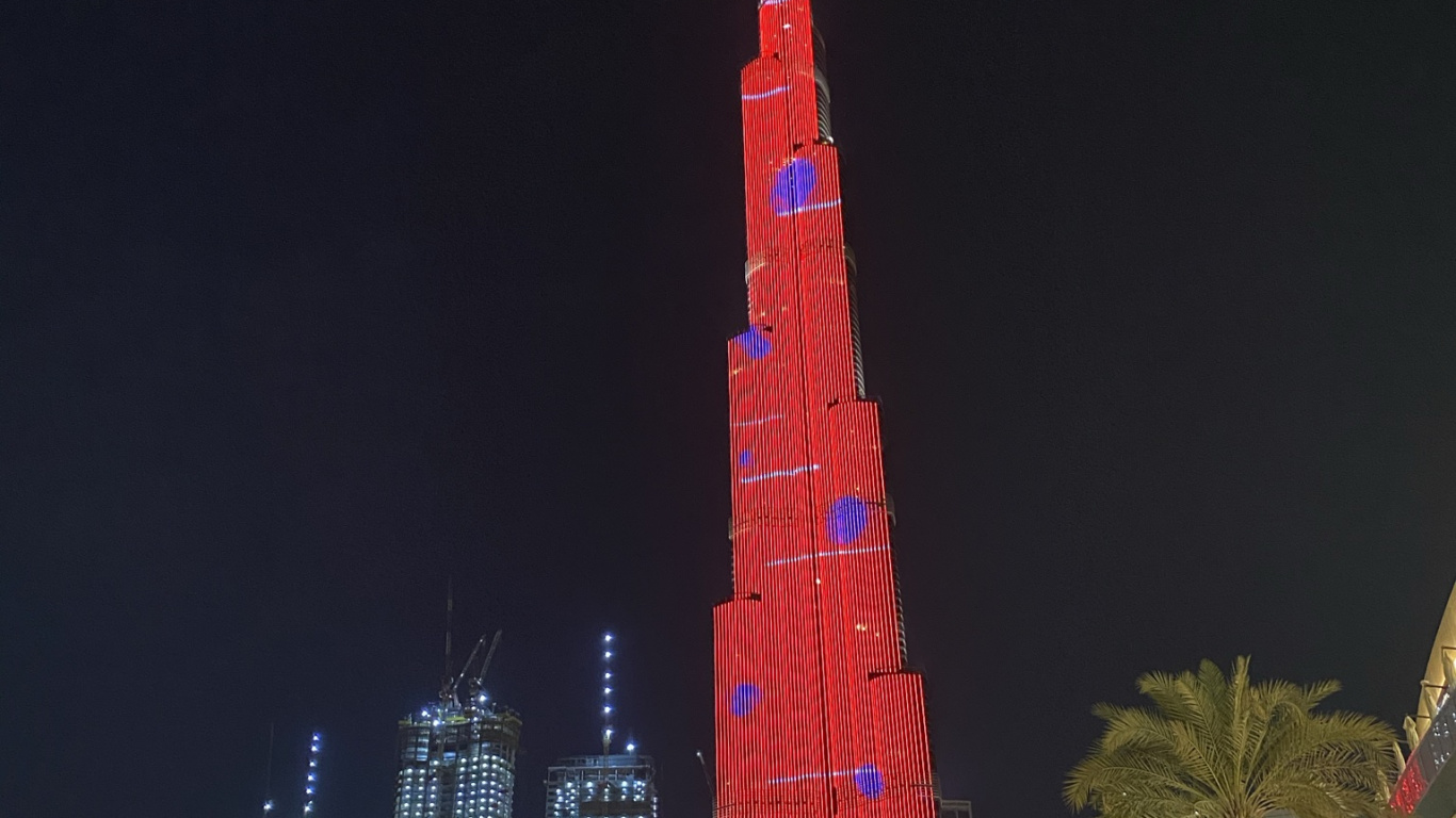 Dubai, Burj Khalifa, Torre, Spire, Urbe. Wallpaper in 1366x768 Resolution