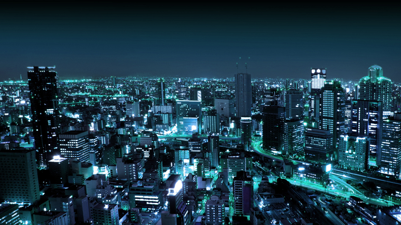 城市景观, 城市, 大都会, 塔块, 天际线 壁纸 1280x720 允许