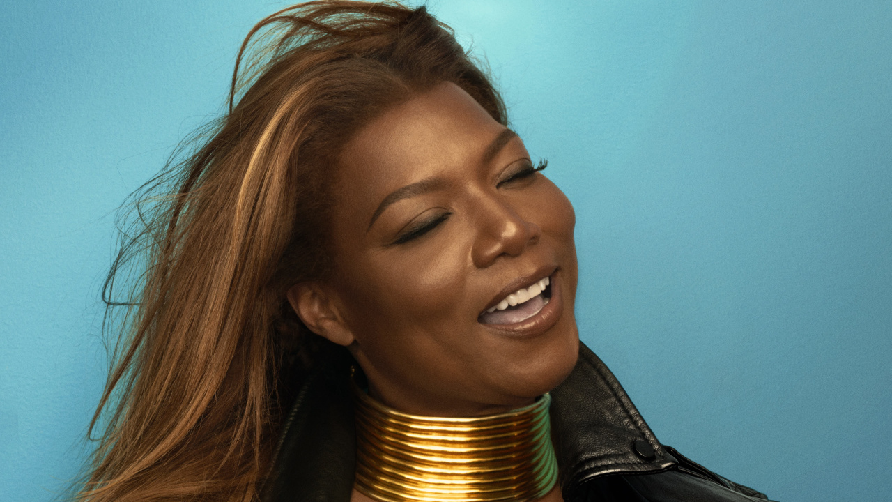 Reine Latifah, Coiffure, Front, Cou, Menton. Wallpaper in 1280x720 Resolution