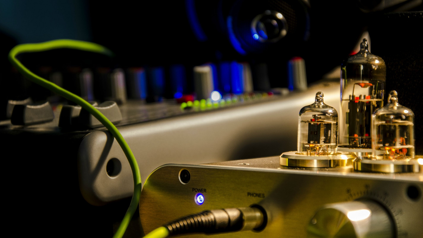 Equipo de Audio, Mezclas, Electrónica, Disc Jockey, Tecnología. Wallpaper in 1366x768 Resolution