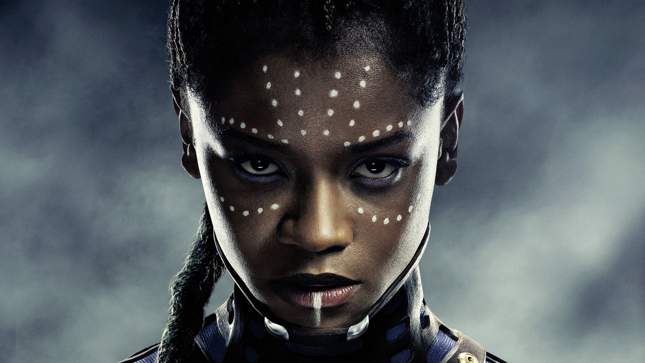 Letitia Wright, Chadwick Boseman, Panthère Noire, Shuri, Superhero. Wallpaper in 1280x720 Resolution