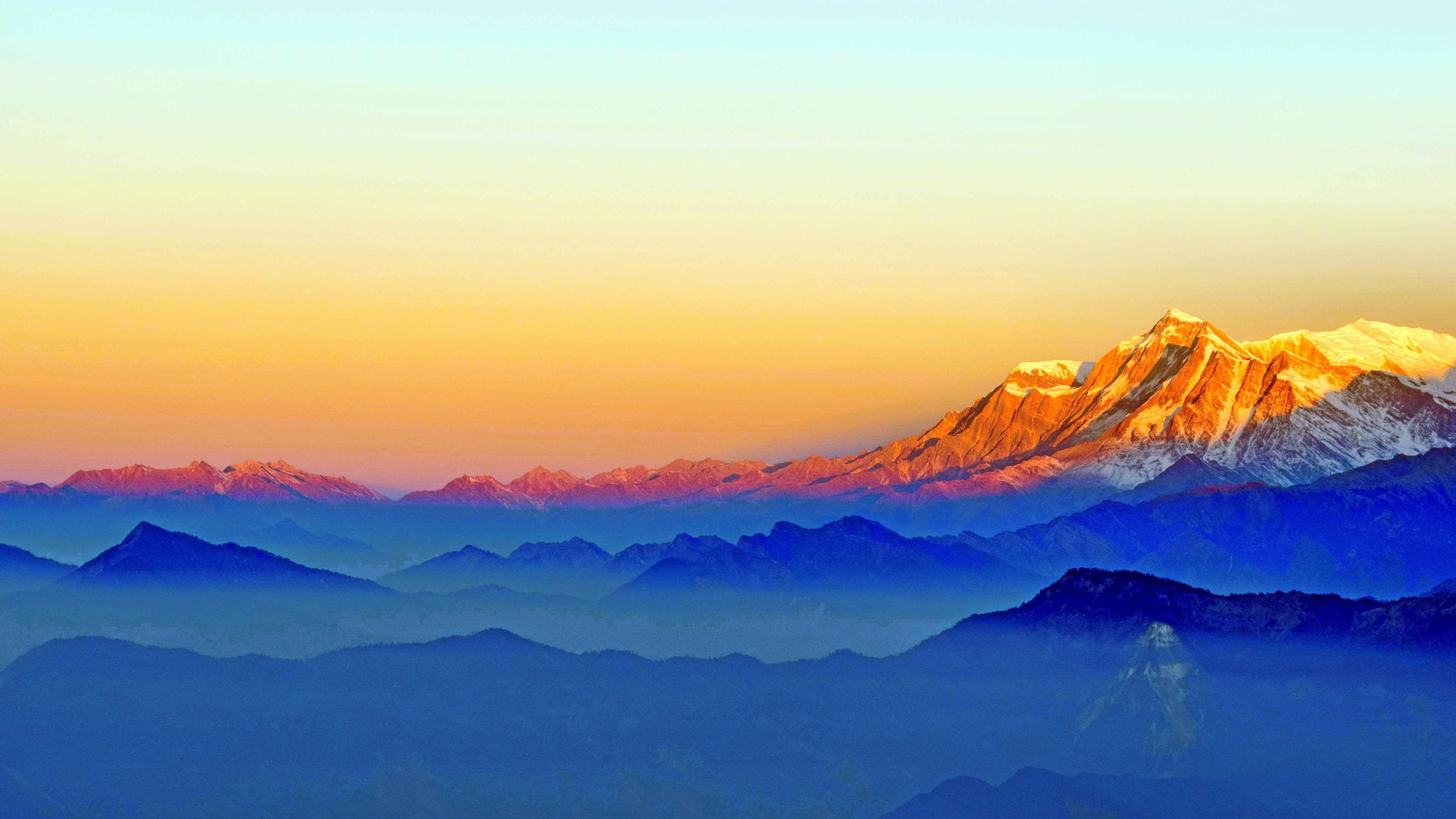 Brown Mountains Under Blue Sky During Daytime. Wallpaper in 3840x2160 Resolution