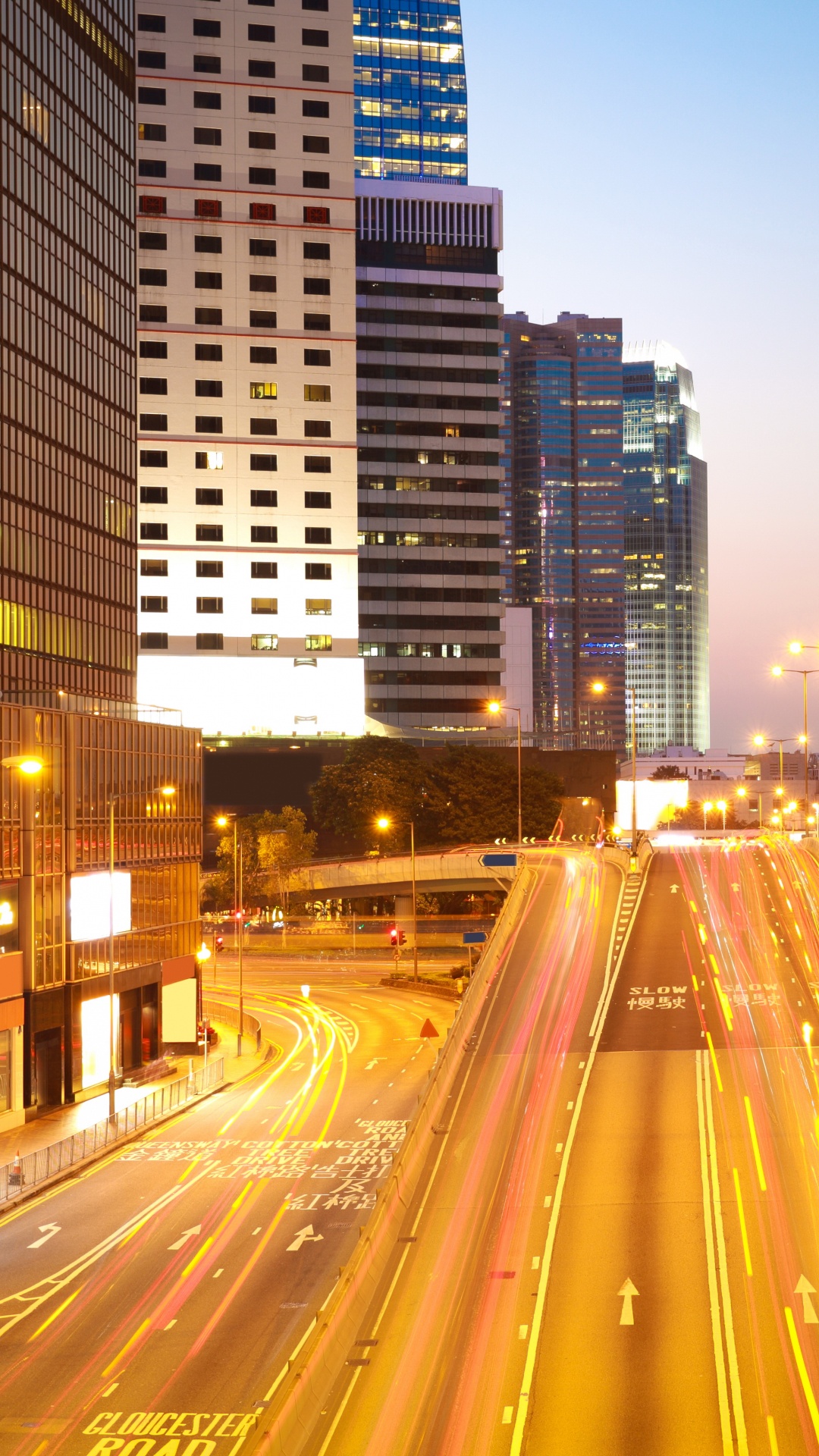 Time Lapse Photography of City During Night Time. Wallpaper in 1080x1920 Resolution