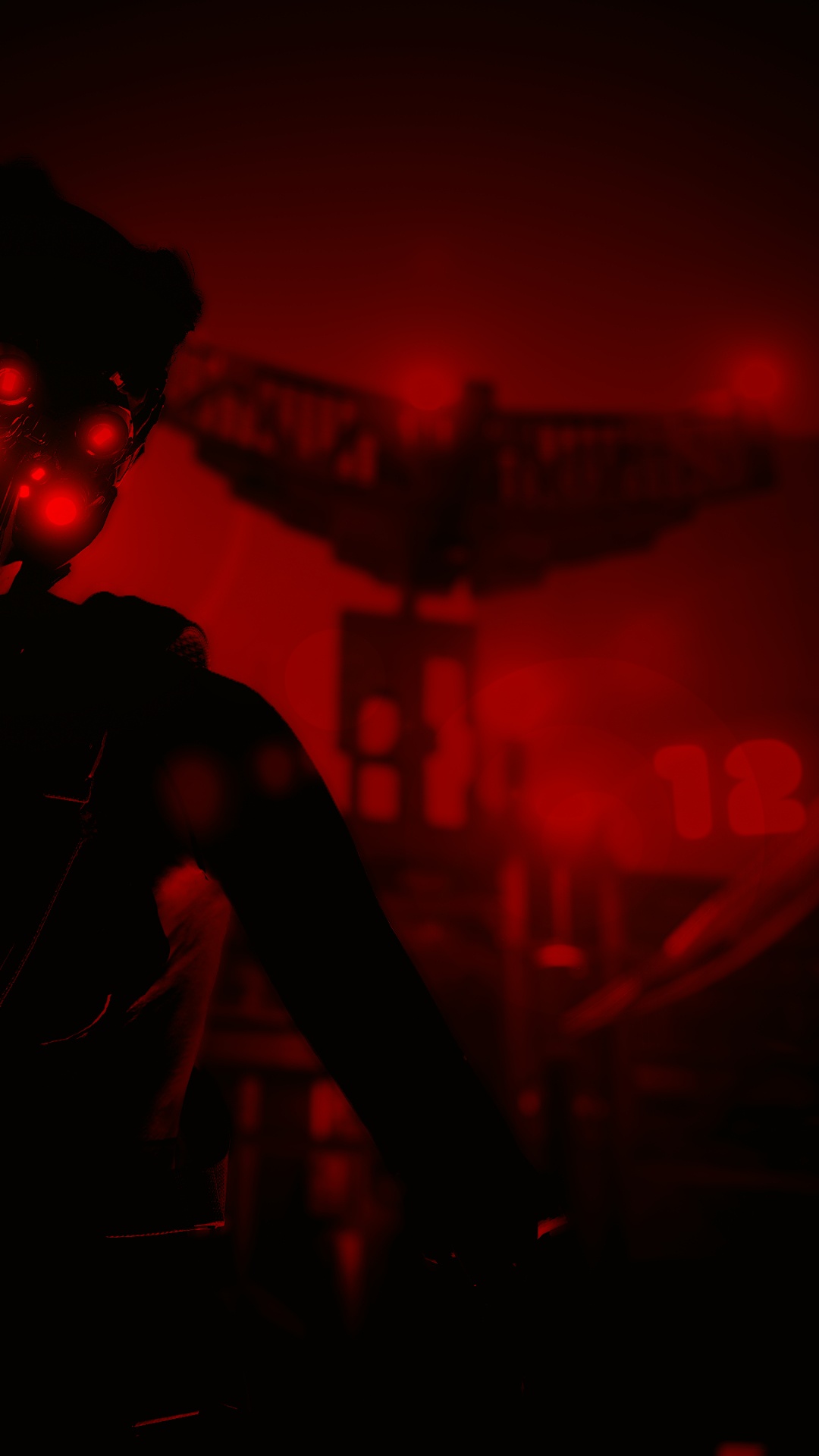 Darkness, Musician, Guitar Accessory, Entertainment, Microphone. Wallpaper in 1080x1920 Resolution