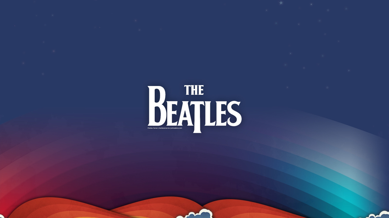 Die Beatles, Grafik-design, Text, Atmosphäre, Rock. Wallpaper in 1280x720 Resolution