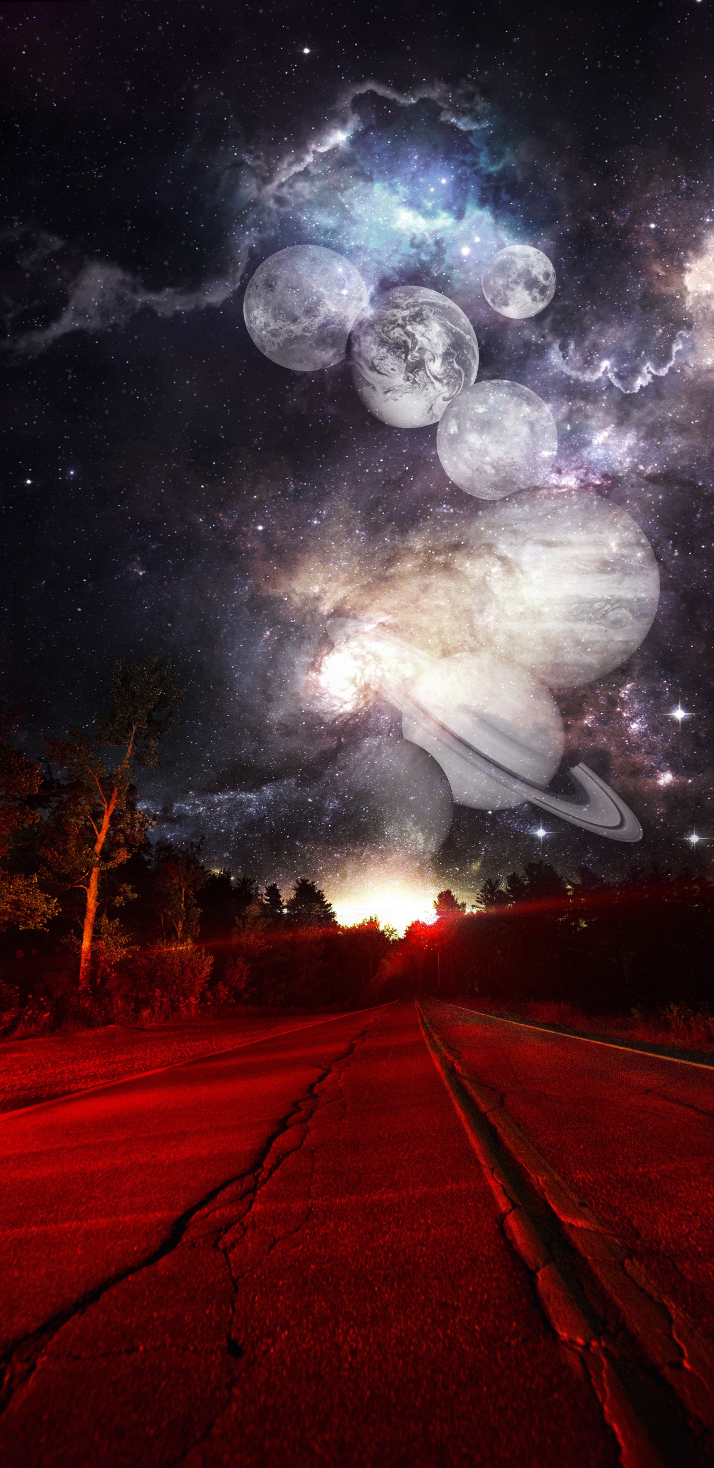 Lighting, Remix, Atmosphere, World, Cloud. Wallpaper in 1440x2960 Resolution