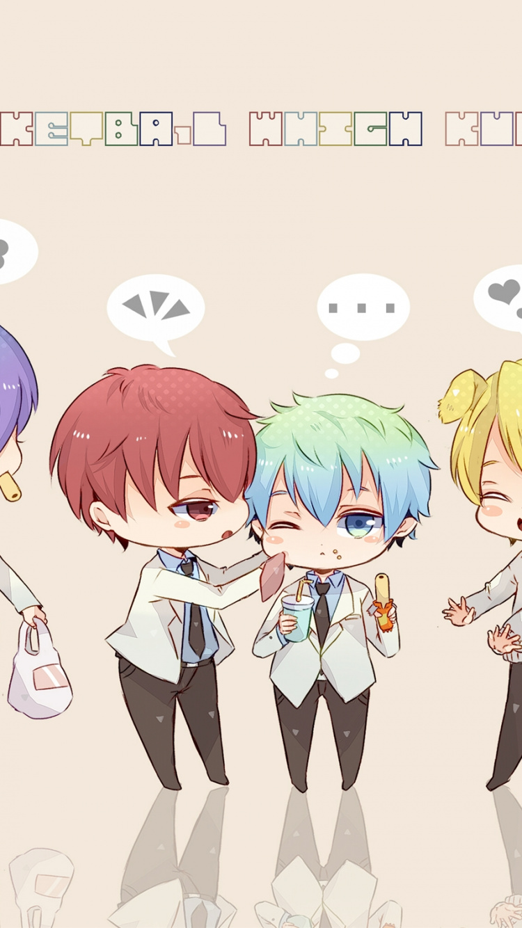 Group of People in School Uniform Illustration. Wallpaper in 750x1334 Resolution