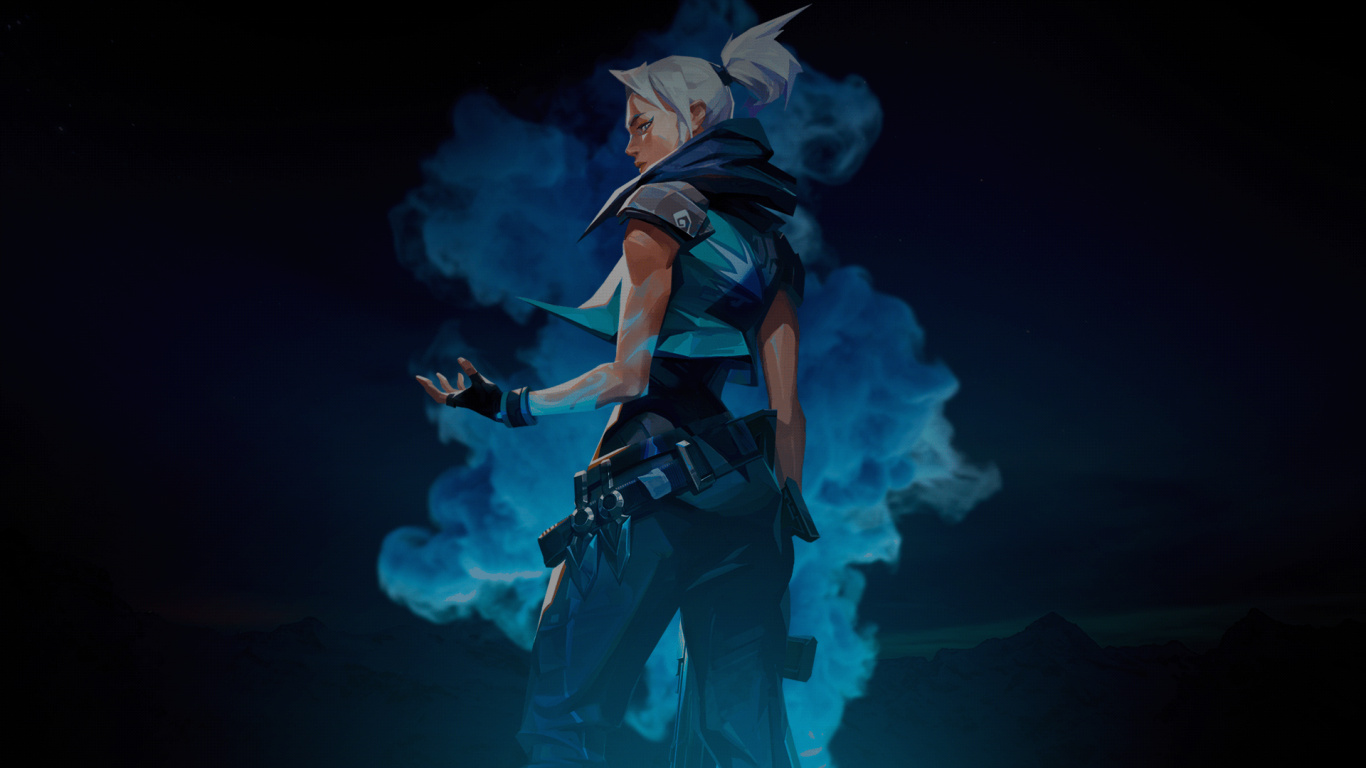 VALORANT, Riot Games, Esports, Taktik-shooter, Azure. Wallpaper in 1366x768 Resolution