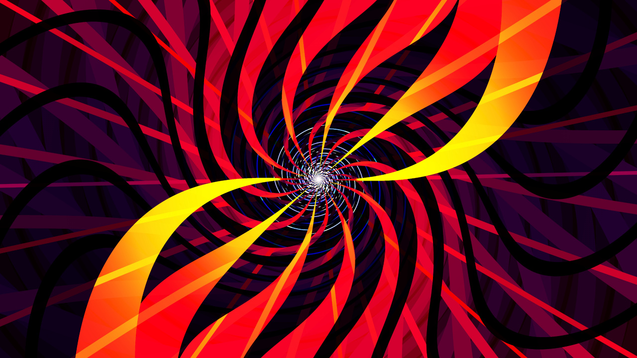 Art Fractal, Fractales, Abstraction, L'art Numérique, Entonnoir. Wallpaper in 1280x720 Resolution