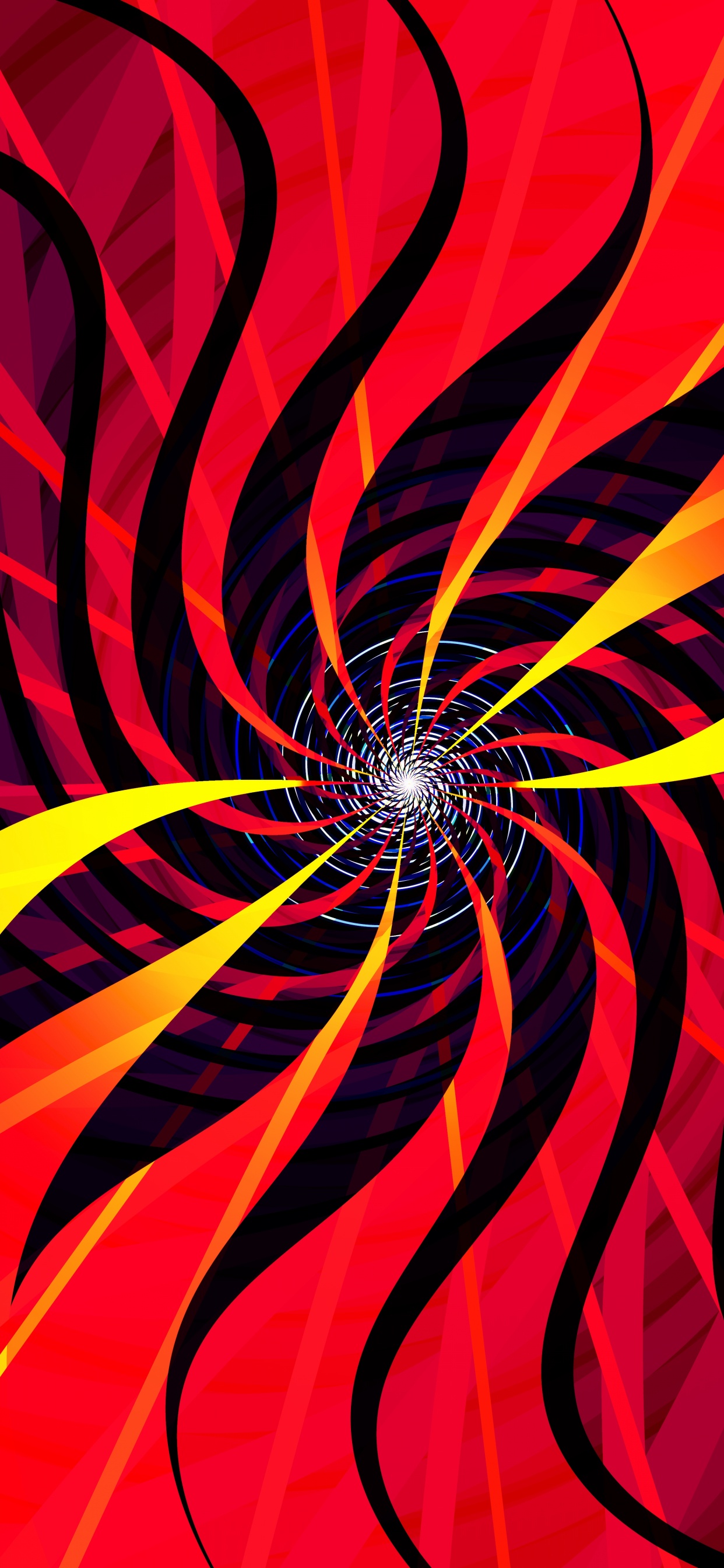 Fractal Art, Fractal, Abstraction, Digital Art, Funnel. Wallpaper in 1242x2688 Resolution