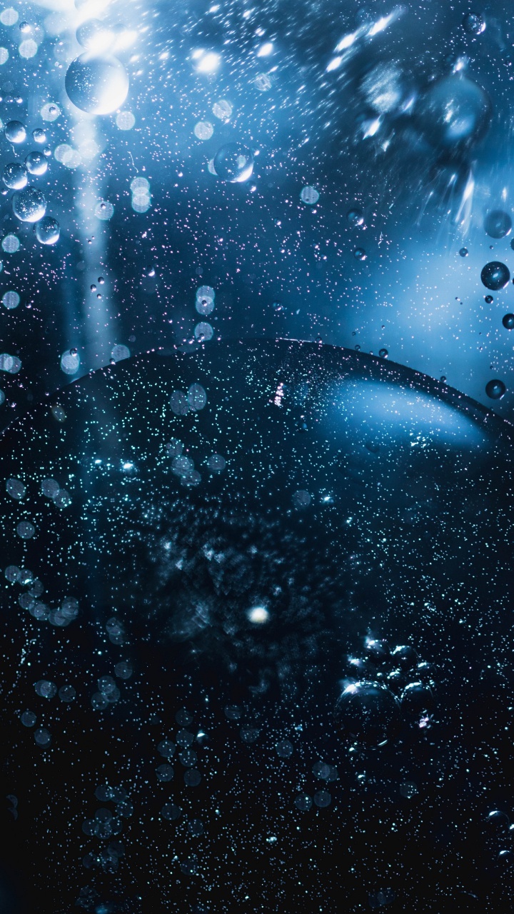 Bulle, Blue, Eau, Pluie, Atmosphère. Wallpaper in 720x1280 Resolution
