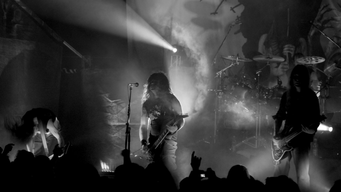 Concert de Rock, Concert, Performance, Noir, Divertissement. Wallpaper in 1366x768 Resolution