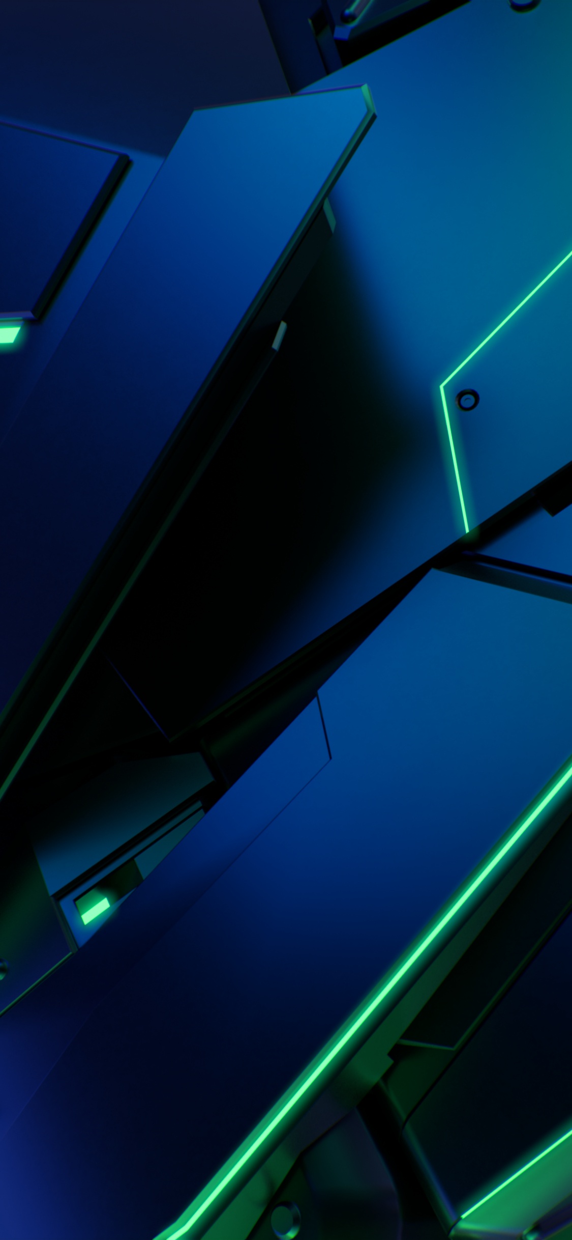 Razer Phone, Razer, Razer Phone 2, Blau, Gr. Wallpaper in 1125x2436 Resolution