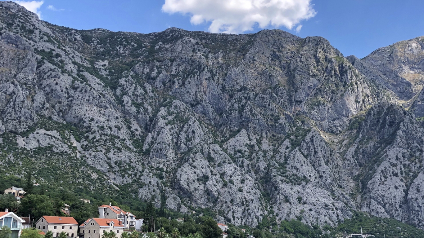 Montenegro, Body of Water, Mountainous Landforms, Nature, Vegetation. Wallpaper in 1366x768 Resolution