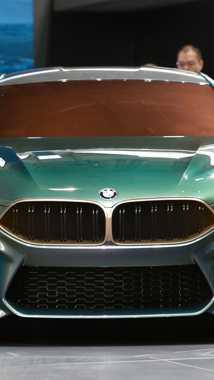 Blau Bmw m3 Coupe. Wallpaper in 720x1280 Resolution