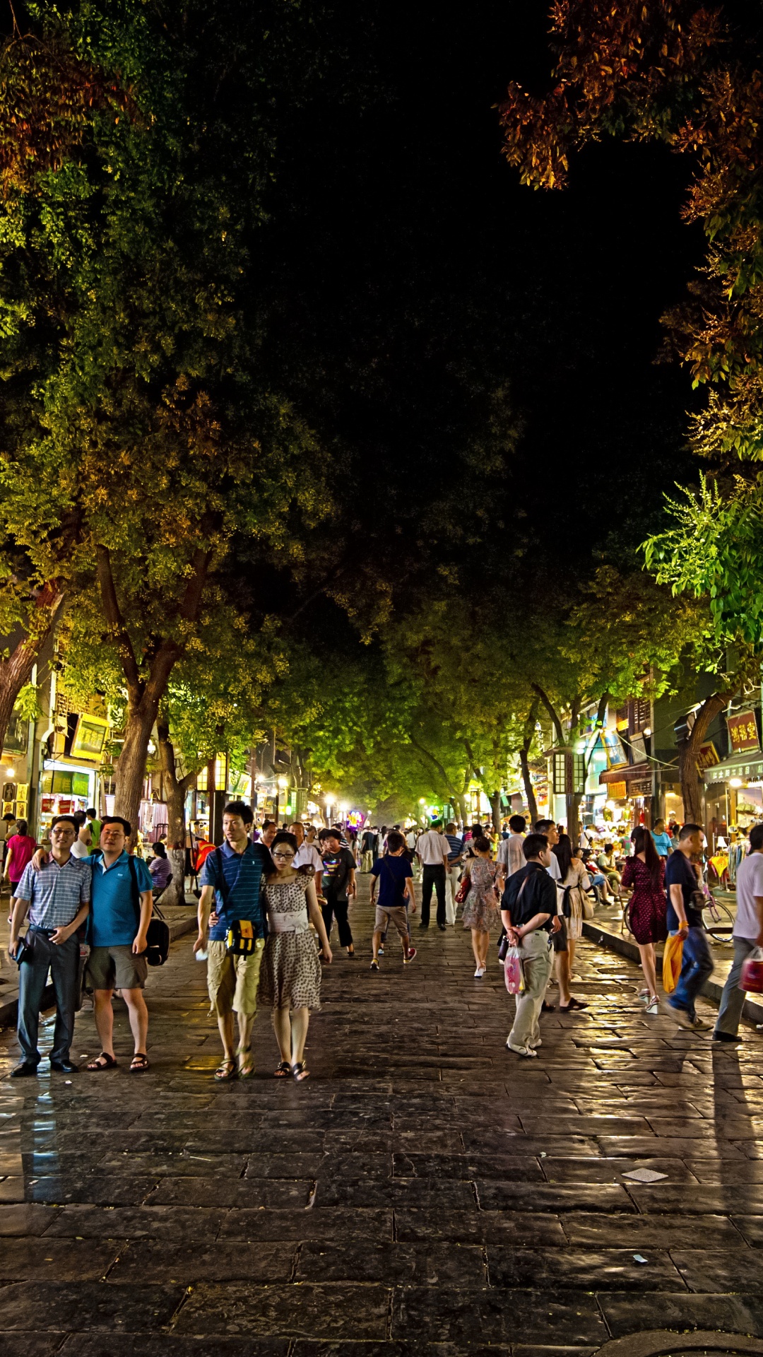 Nacht, Street, Stadt, Abend, Stadtgebiet. Wallpaper in 1080x1920 Resolution