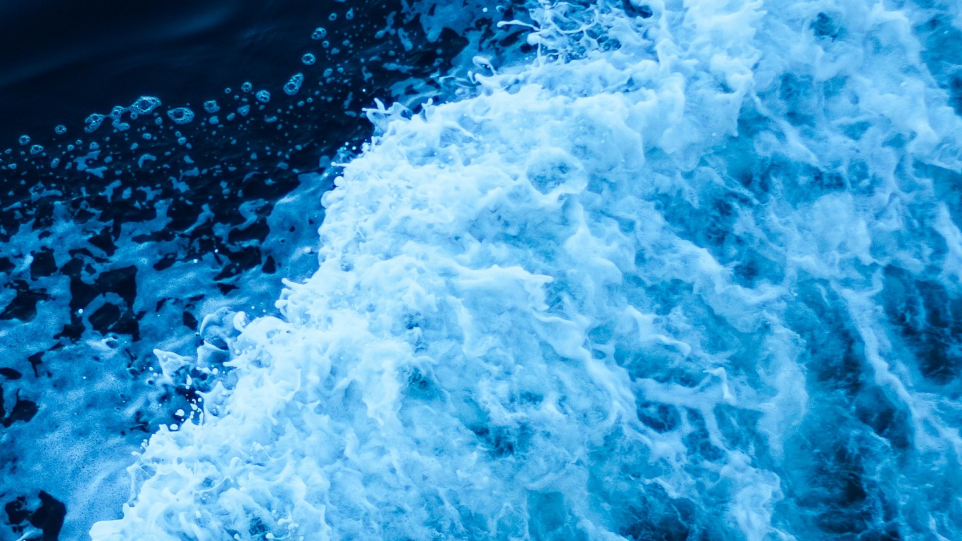 Wasser, Blau, Ozean, Meer, Wasserressourcen. Wallpaper in 1366x768 Resolution