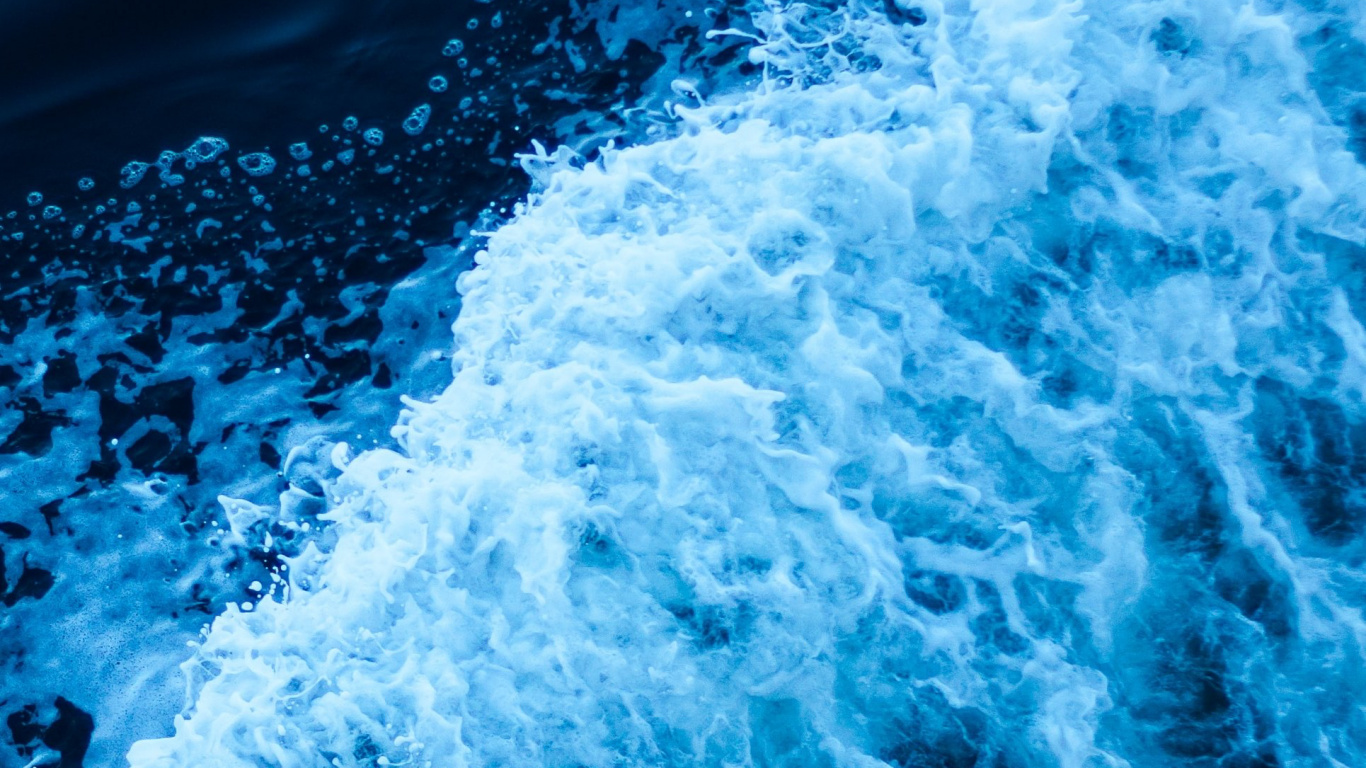 Water, Blue, Ocean, Sea, Water Resources. Wallpaper in 1366x768 Resolution