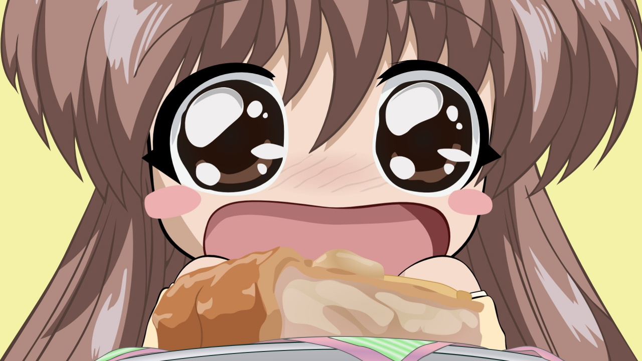 Brown Haired Girl Anime Character. Wallpaper in 1280x720 Resolution