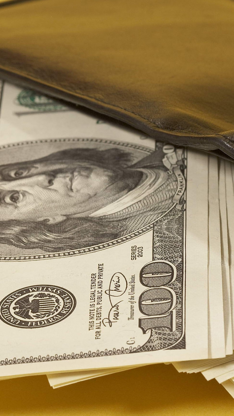 100-US-Dollar-Schein. Wallpaper in 750x1334 Resolution