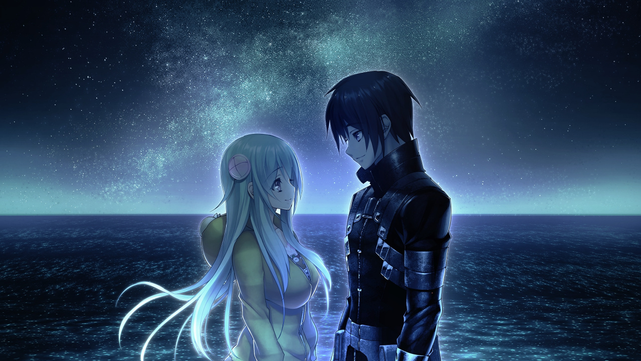 新视觉, 气氛, 空间, 大海, Nitroplus 壁纸 1280x720 允许