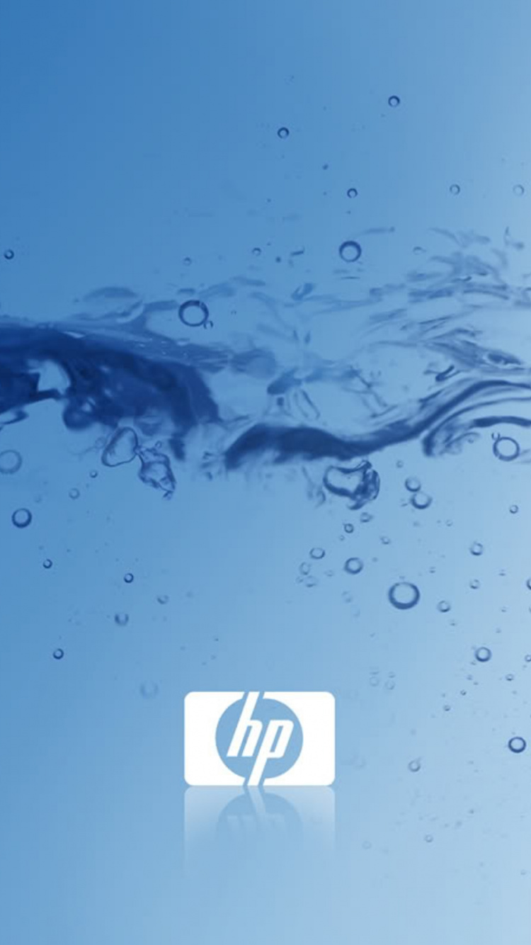 Water Drops on Blue Background. Wallpaper in 750x1334 Resolution