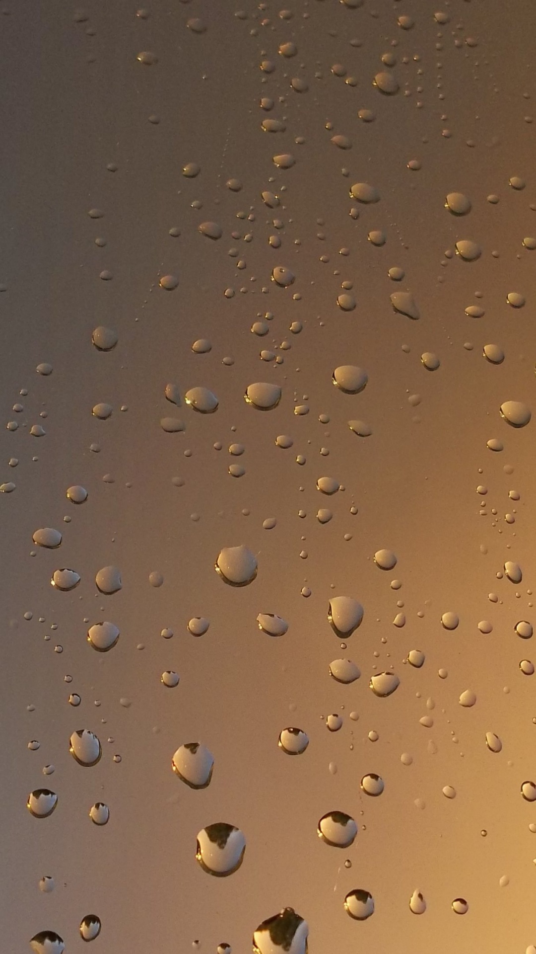 Water Droplets on Glass Window. Wallpaper in 1080x1920 Resolution