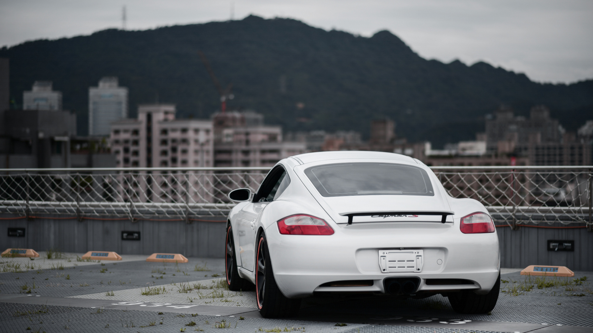 White Porsche 911 on Road During Daytime. Wallpaper in 1920x1080 Resolution