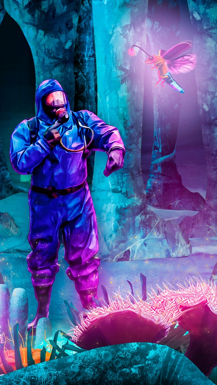 Grotte de Luminescence, Luminescence, Purple, Lumière, Pink. Wallpaper in 720x1280 Resolution