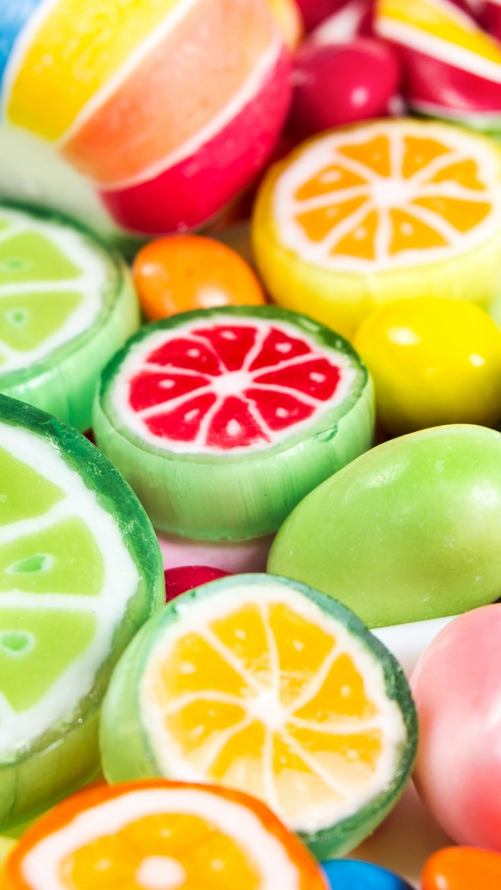 Sliced Lime and Lemon Fruits. Wallpaper in 720x1280 Resolution