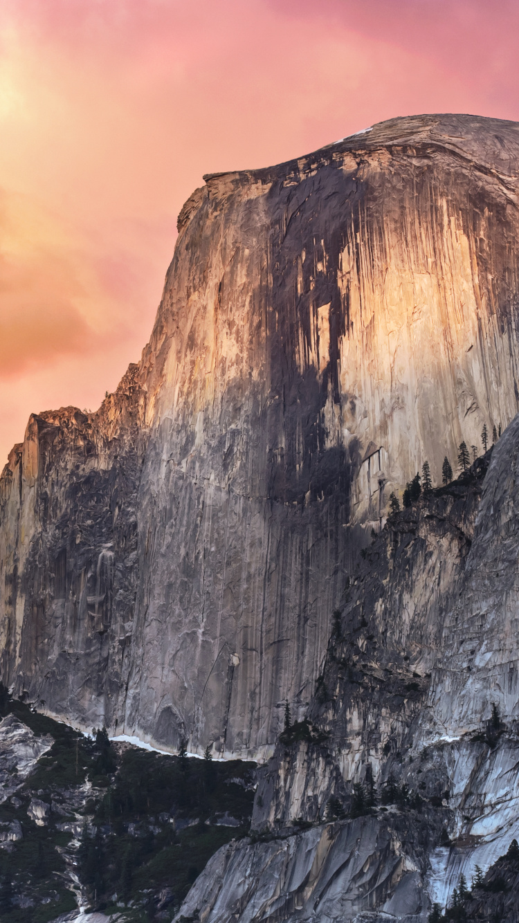 Yosemite National Park, Yosemite Valley, Half Dome, Yosemite-Feuerfall, El Capitan. Wallpaper in 750x1334 Resolution